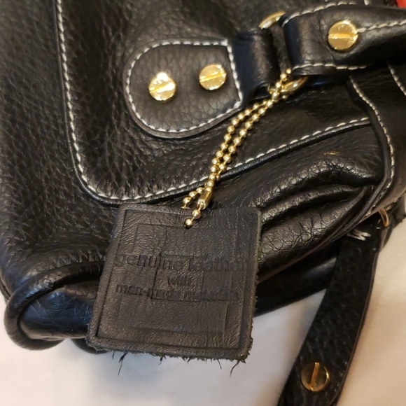 Isaac Mizrahi Black Handbag - Picture 6 of 8